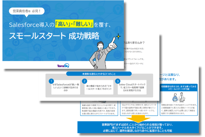 Salesforce導入の「高い・難しい」を覆す、 スモールスタート成功戦略