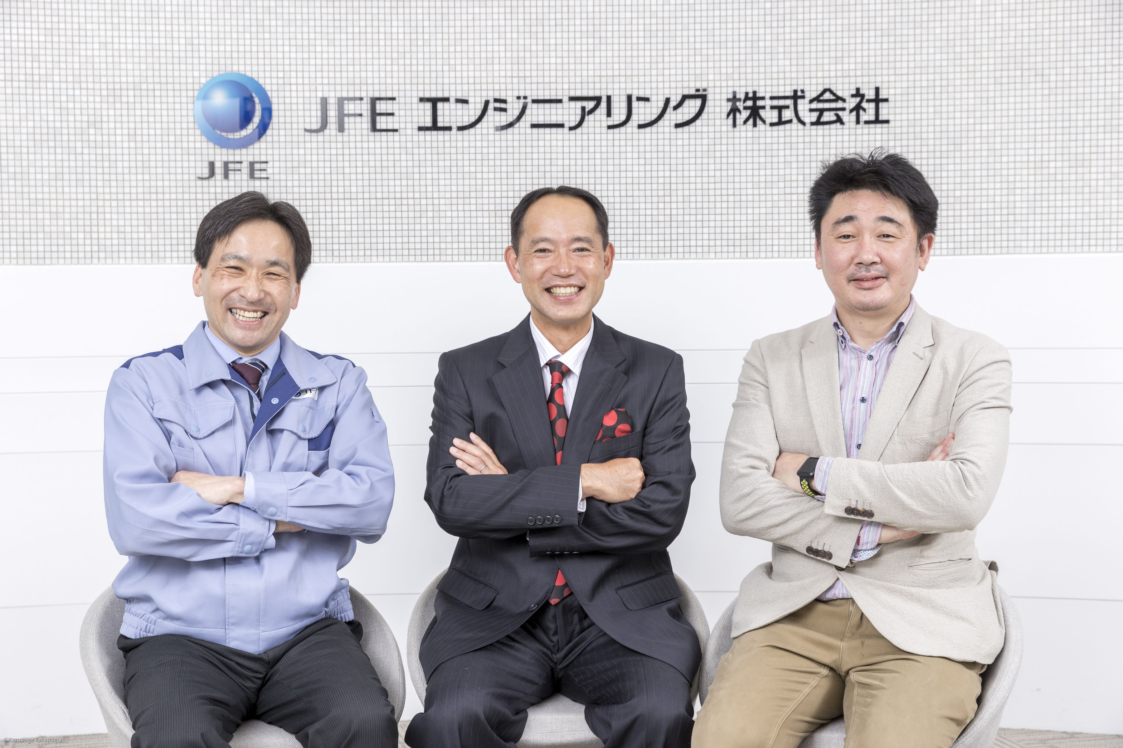 JFEエンジニアリング株式会社 傳寳氏、坂野氏、菅氏