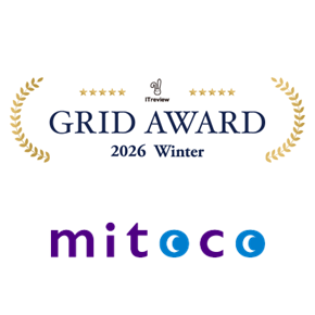 mitoco、「ITreview Grid Award 2026 Winter」にて15回連続受賞